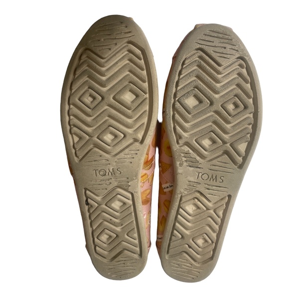 Tom’s 8 1/2 Fortune Cookie Pink Alpargata Canvas Flats - Picture 8 of 8